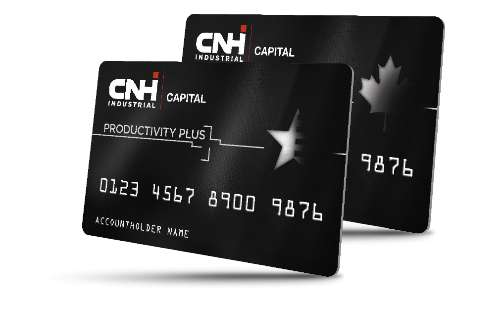 CNHi Capital Productivity Plus cards CNHi Capital Productivity Plus cards