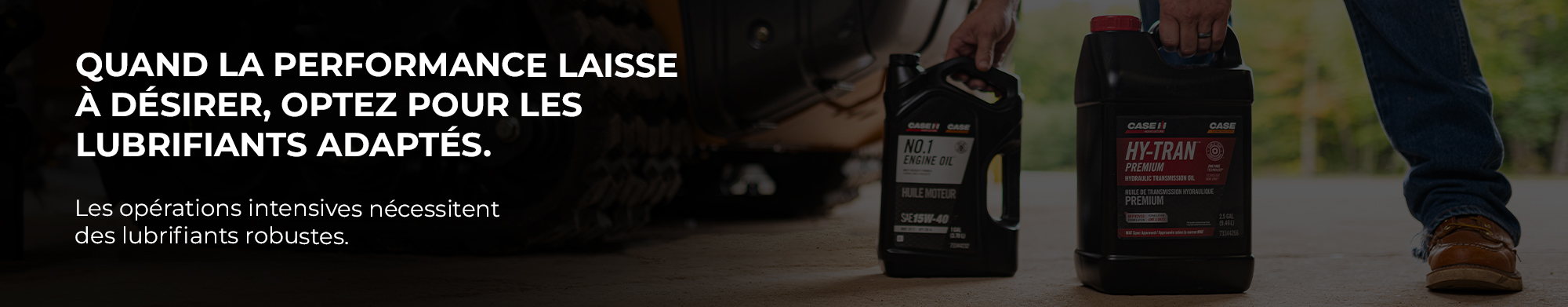 When Performance is on the line, select the lubricants made for it. Heavy-duty operation calls for heavy-duty lubricants.