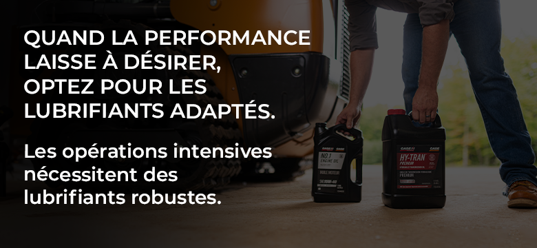 When Performance is on the line, select the lubricants made for it. Heavy-duty operation calls for heavy-duty lubricants.