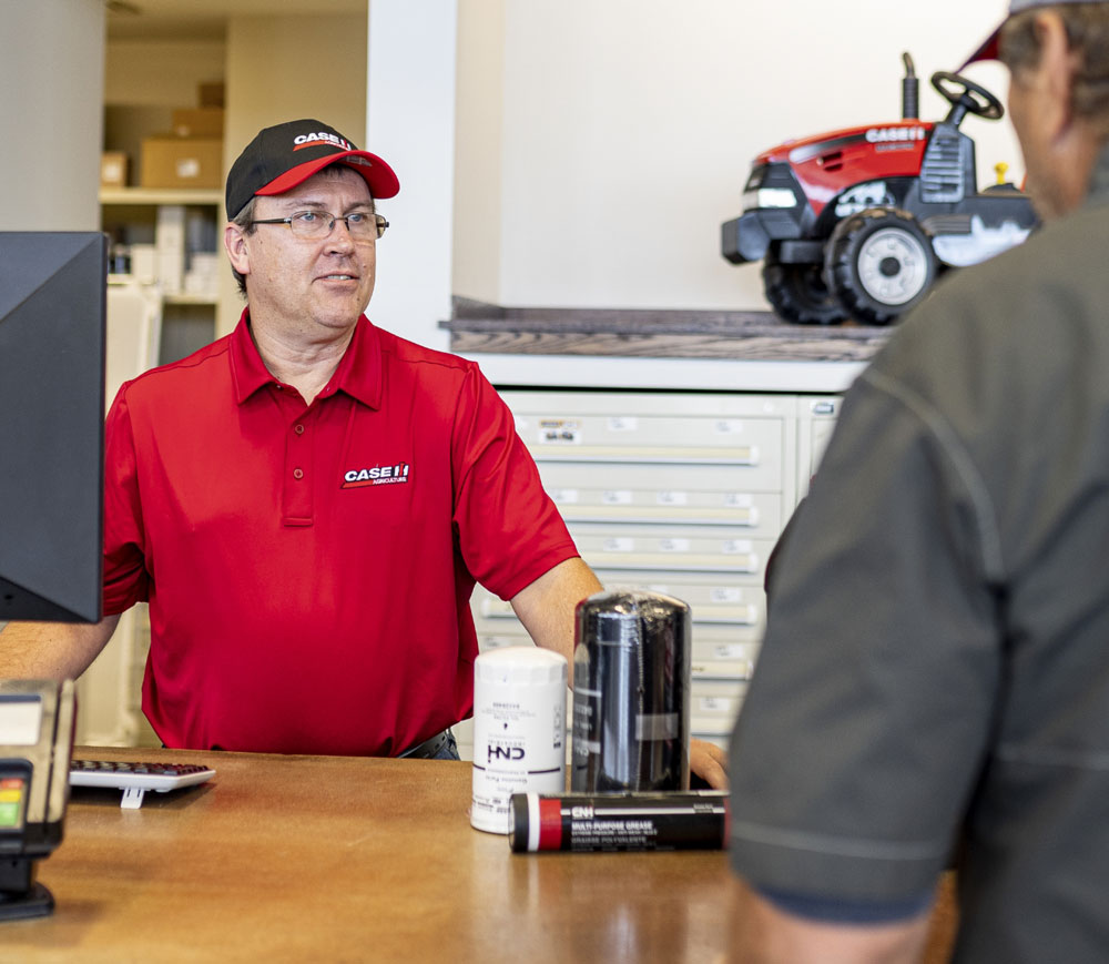 Case IH Dealership Parts Counter