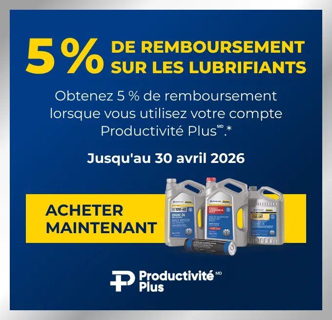 5% Back on OEM Lubricants