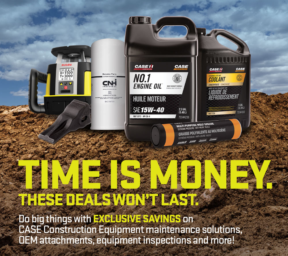 CASE Construction Parts & Service Exclusive Savings MyCNHi Store