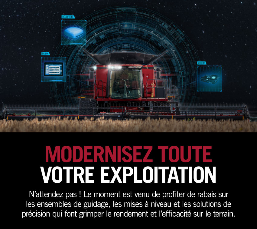 MODERNISEZ TOUTE VOTRE EXPLOITATION