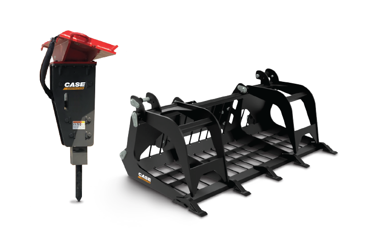 OEM construction buckets, couplers and attachments