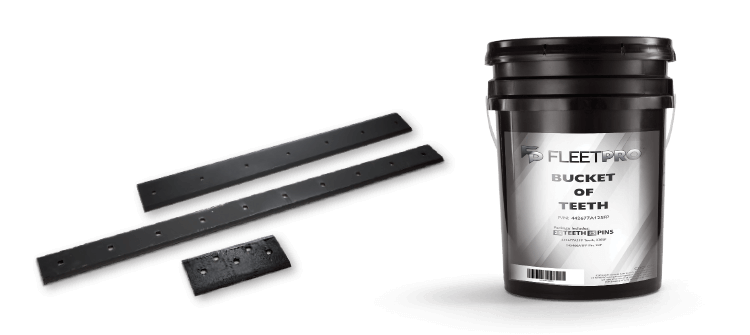 OEM and FleetPro bucket teeth and cutting edges
