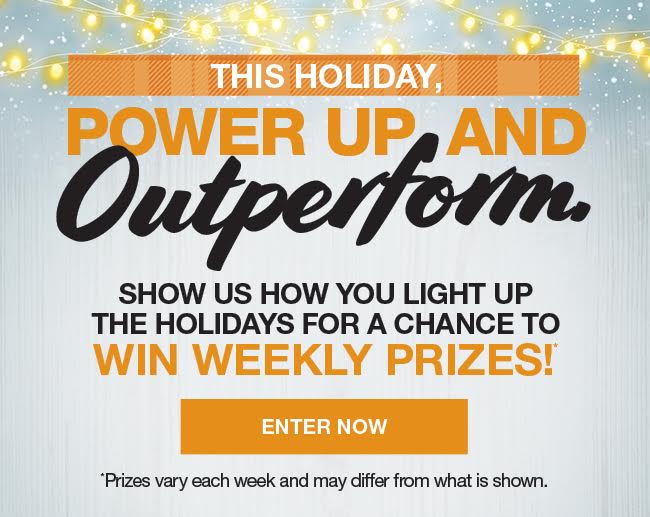 How do you Holiday? Show us how you power up the holidays for a chance to win weekly prizes! Enter Now CASE Holiday Sweepstakes Banner