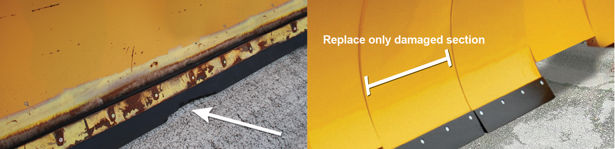 Replace only damaged section